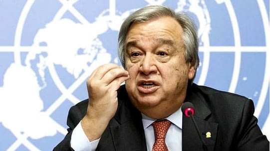 Secretario General ONU Antonio Guterres